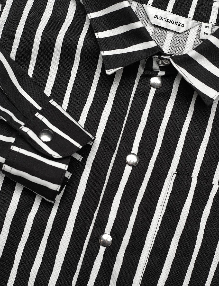 Marimekko - VINKKE PICCOLO - pikkade varrukatega särgid - black, white - 2