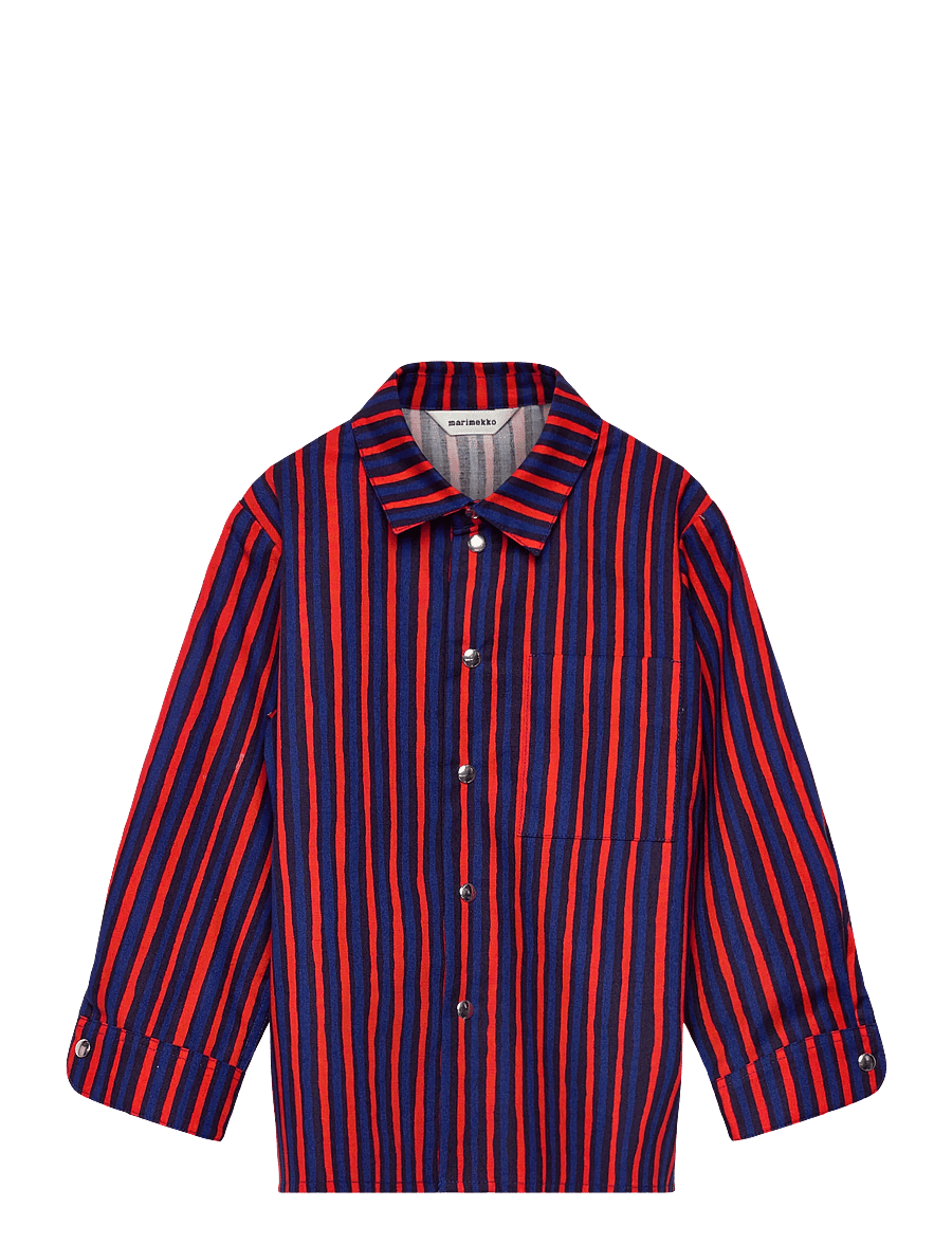 Marimekko - VINKKE PICCOLO - pikkade varrukatega särgid - blue, red - 0