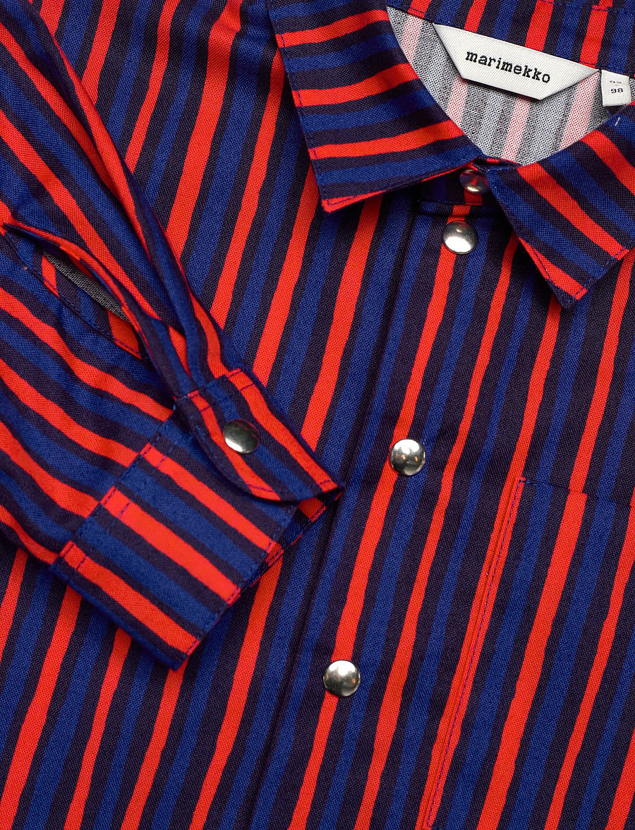 Marimekko - VINKKE PICCOLO - pikkade varrukatega särgid - blue, red - 2