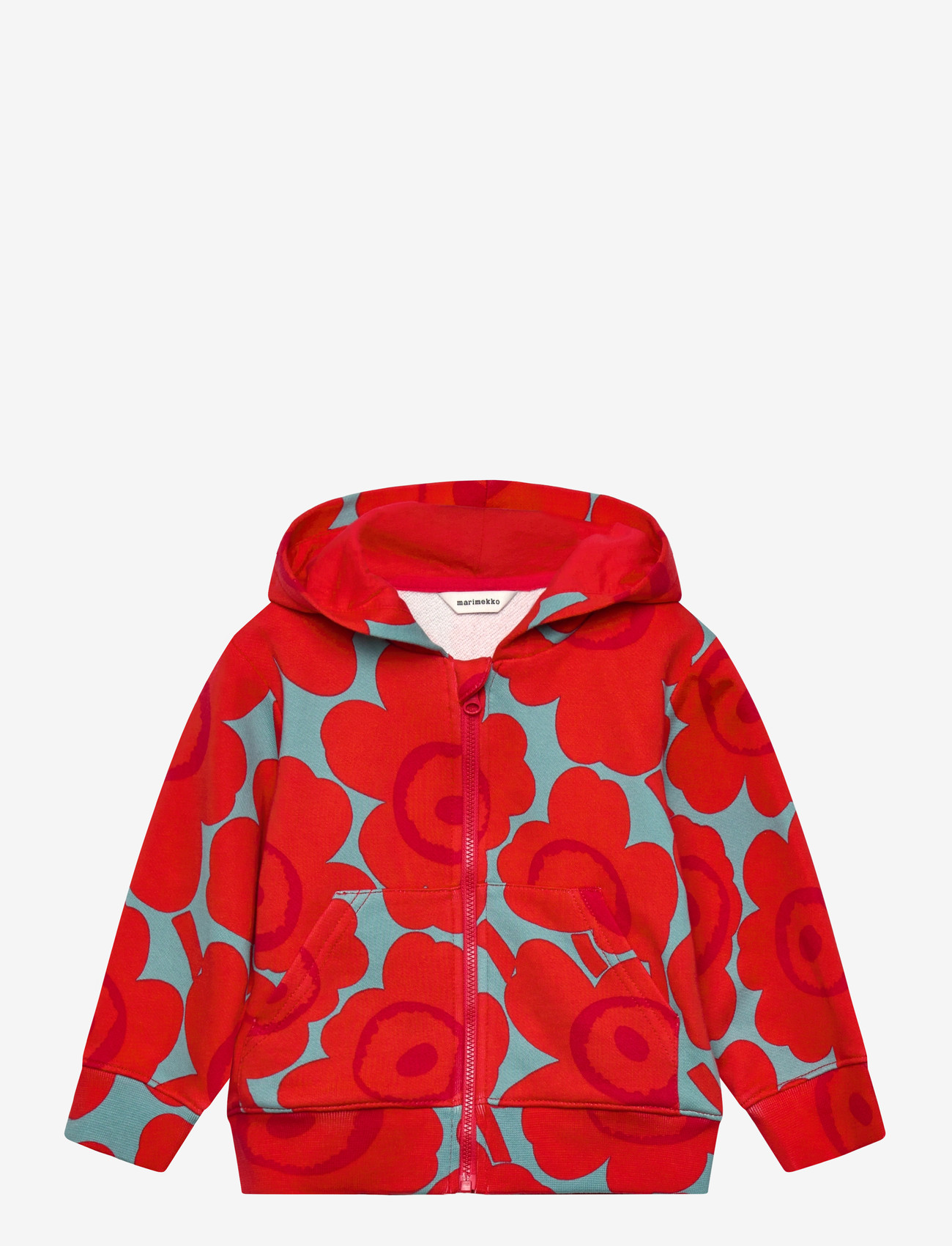 Marimekko - LOGOT UNIKKO I - kapuutsiga dressipluusid - red, light blue - 0