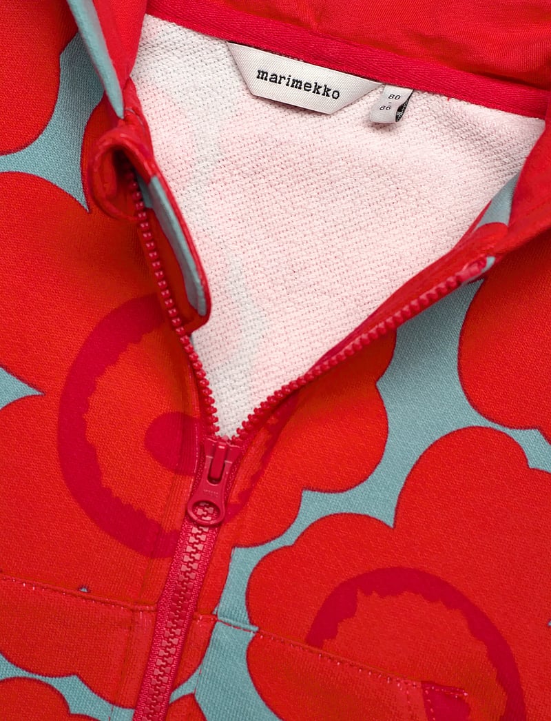 Marimekko - LOGOT UNIKKO I - kapuutsiga dressipluusid - red, light blue - 2