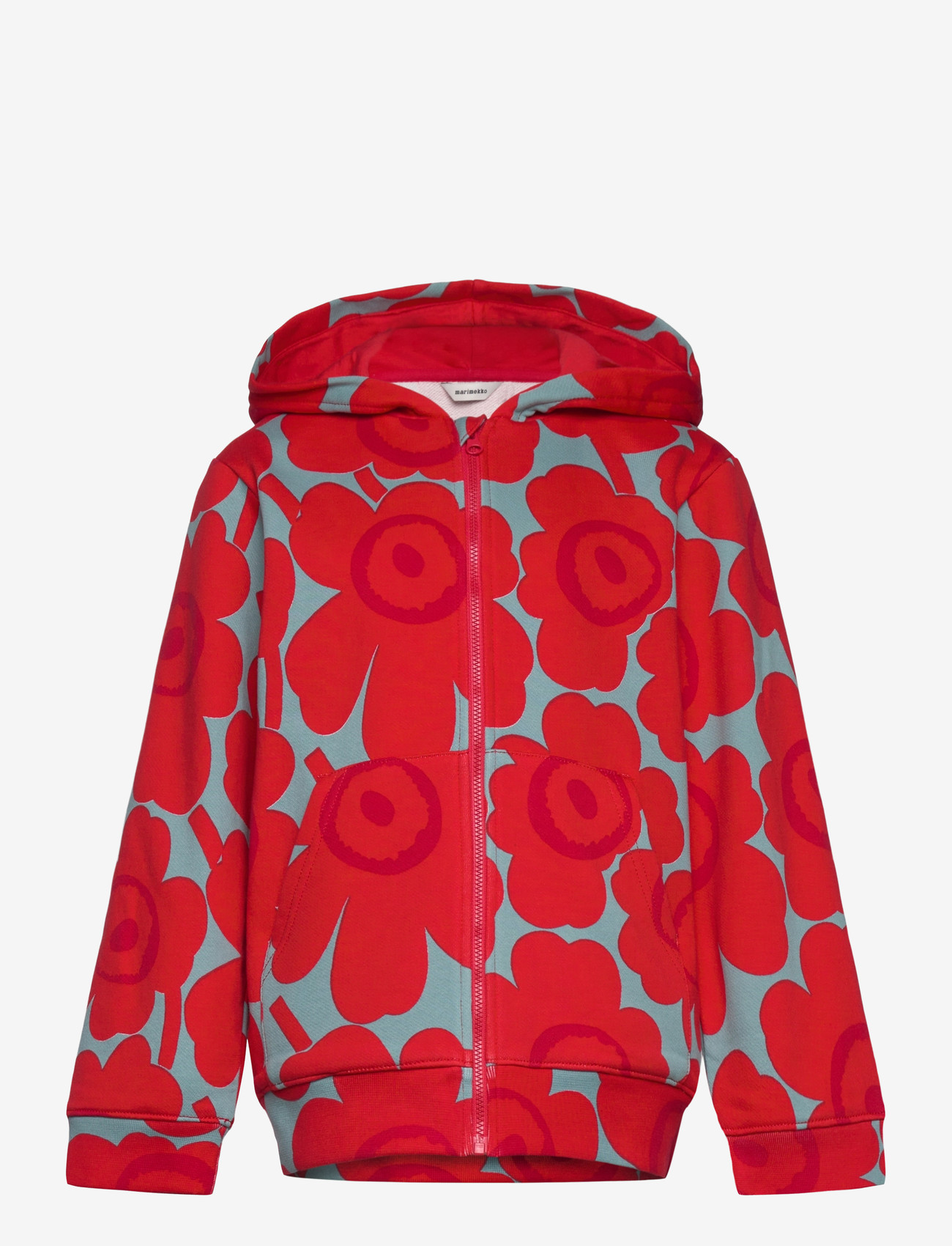 Marimekko - LOGOT UNIKKO II - sweatshirts - red, light blue - 0