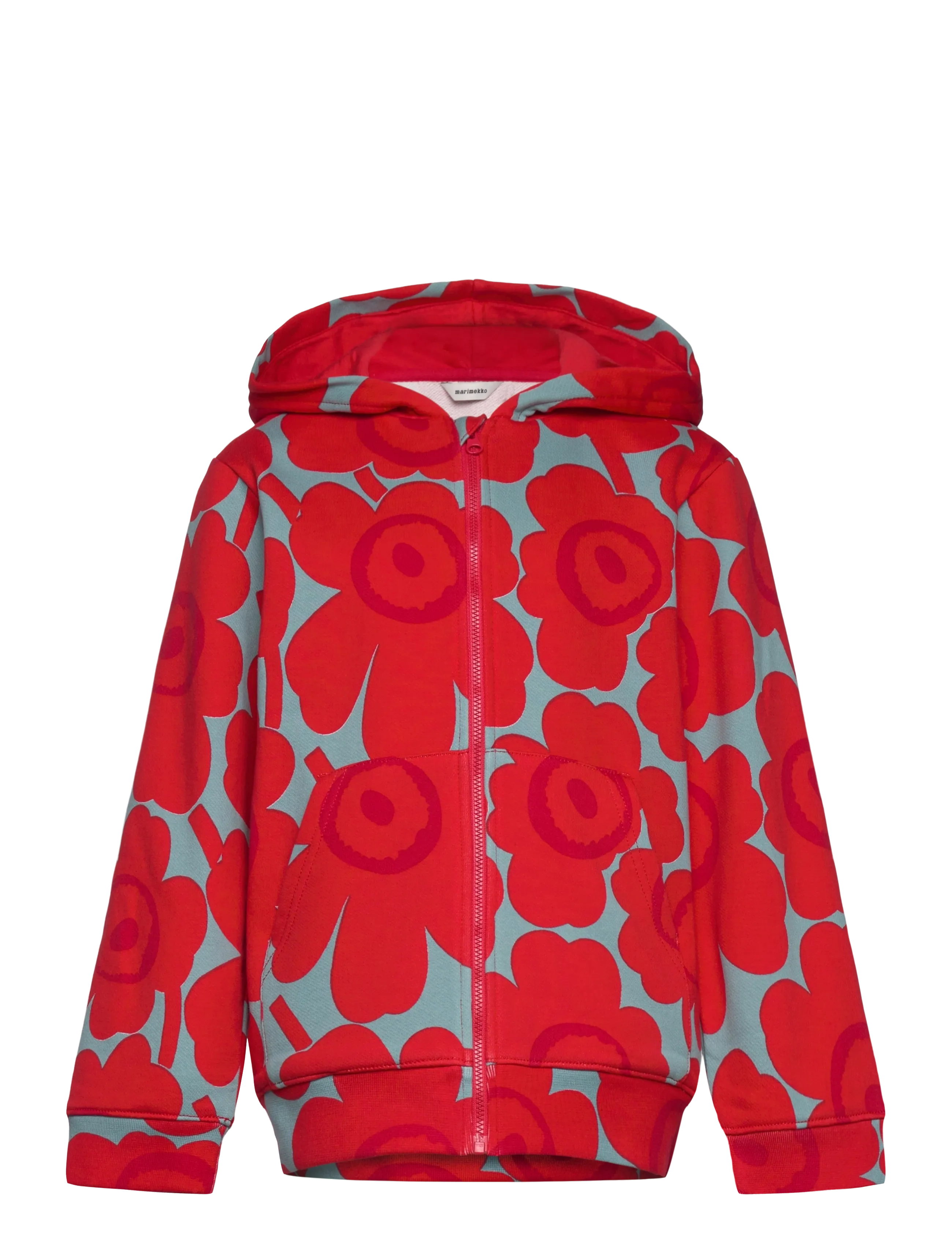 Marimekko LOGOT UNIKKO II - Overdele - RED, LIGHT BLUE / red