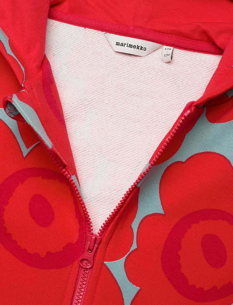 Marimekko - LOGOT UNIKKO II - sweatshirts - red, light blue - 2