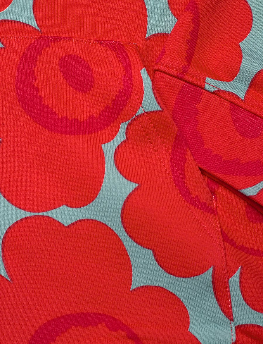 Marimekko - LOGOT UNIKKO II - sweatshirts - red, light blue - 3