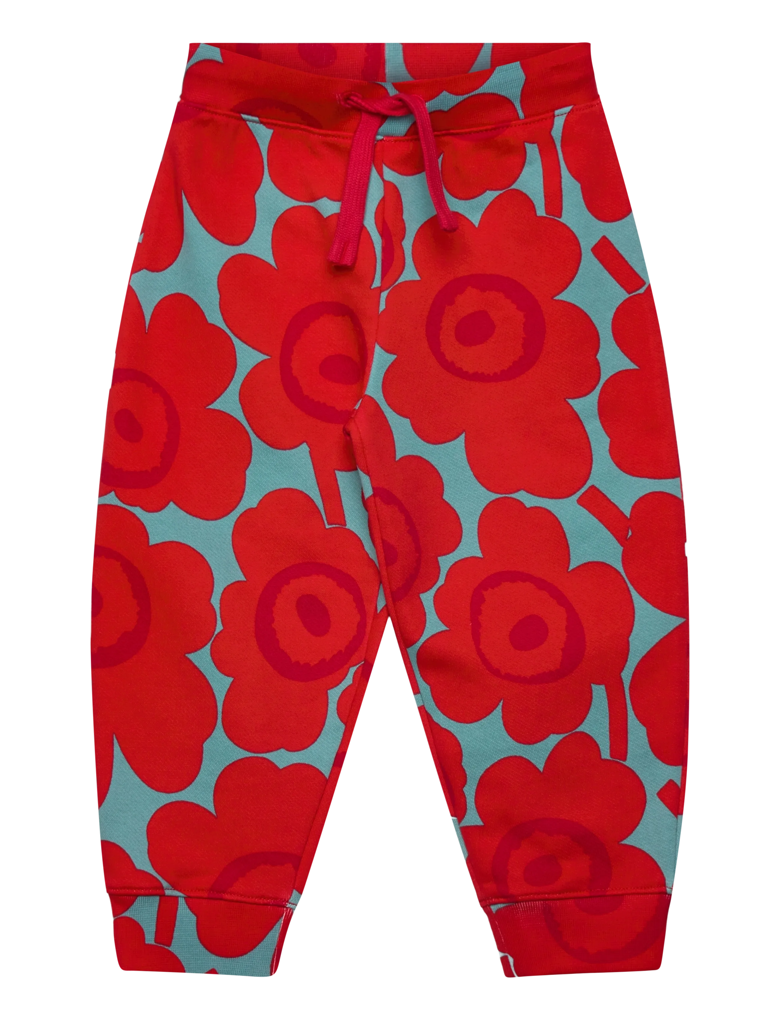 Marimekko Laakeri Unikko Ii, 116-122, Red, Underdele > Joggingbukser, Børn