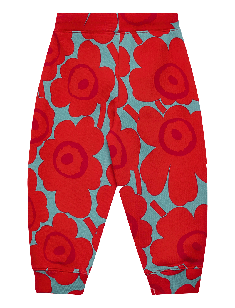 Marimekko - LAAKERI UNIKKO II - jogginghosen - red, light blue - 1