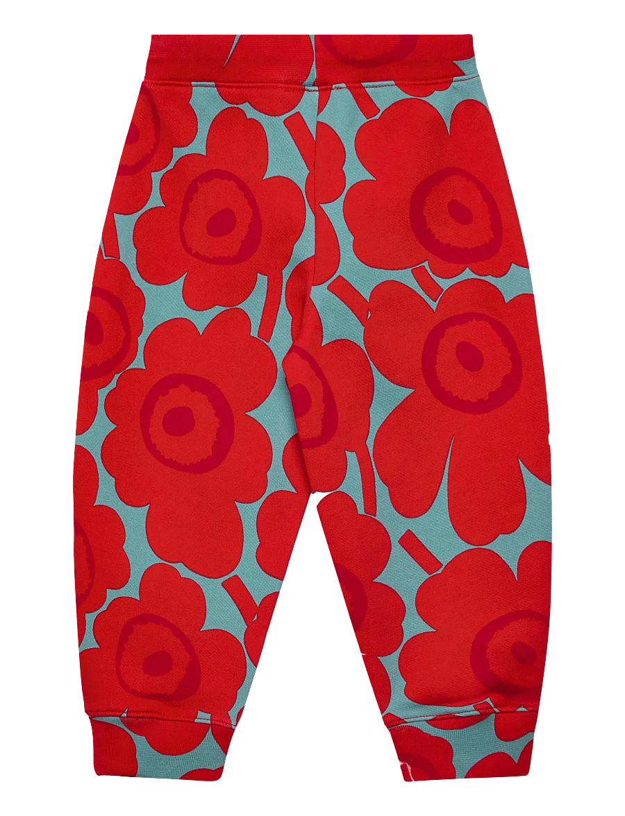 Marimekko - LAAKERI UNIKKO II - mjukisbyxor - red, light blue - 1