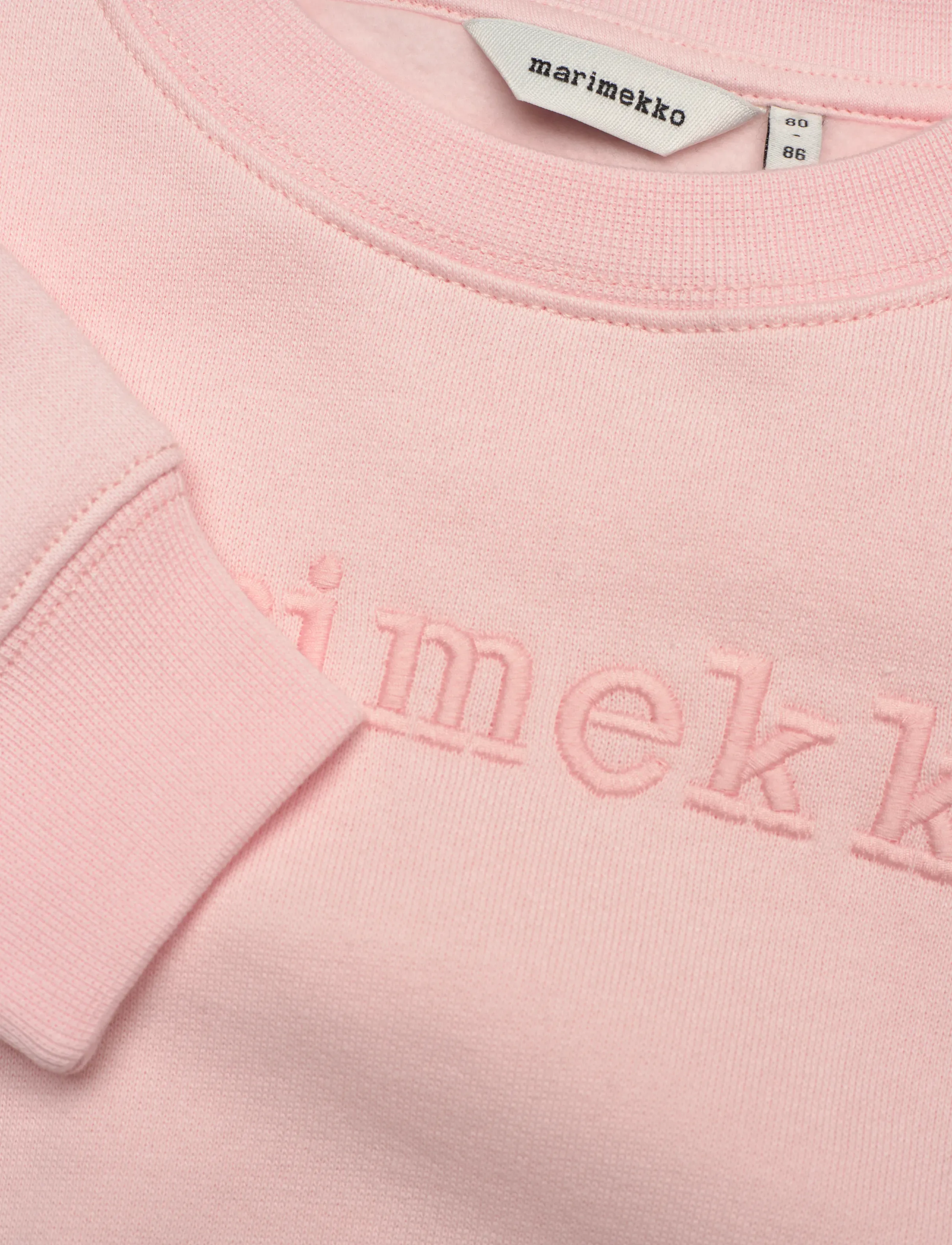 Marimekko - KUKOISTUS LOGO PLACEMENT I - sweatshirts - light pink, pink - 2