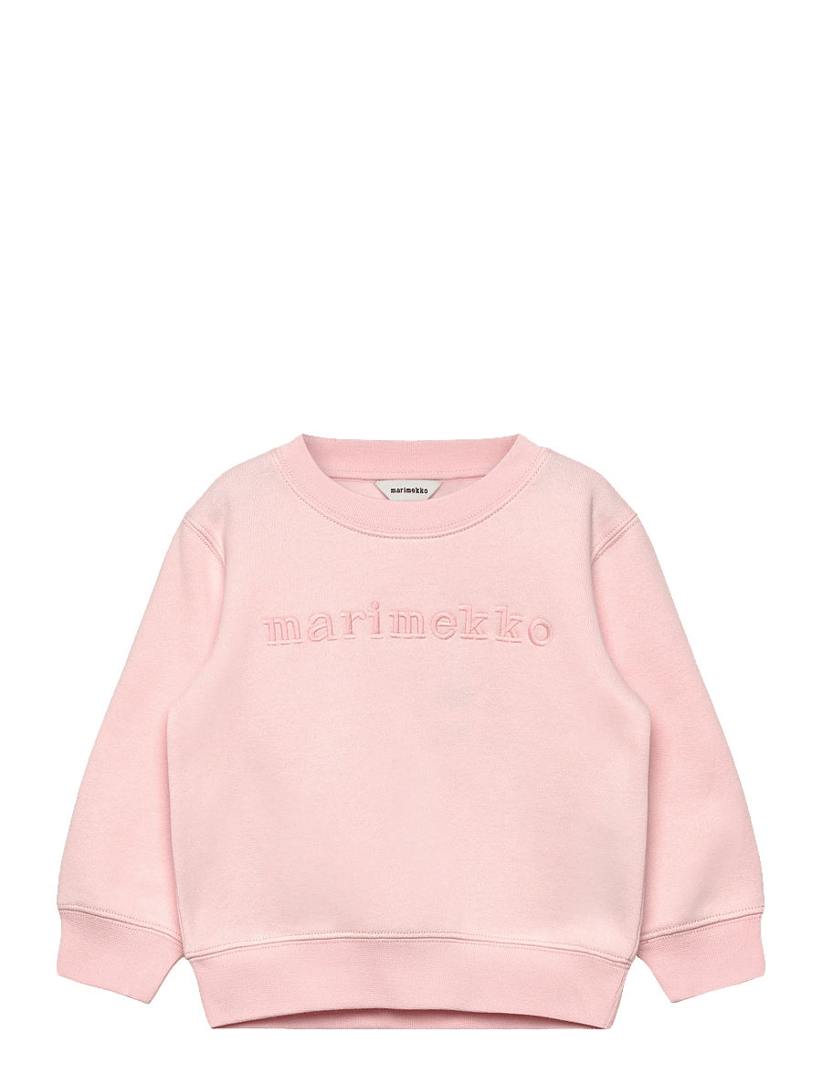 Marimekko - KUKOISTUS LOGO PLACEMENT II - sweatshirts - light pink, pink - 0