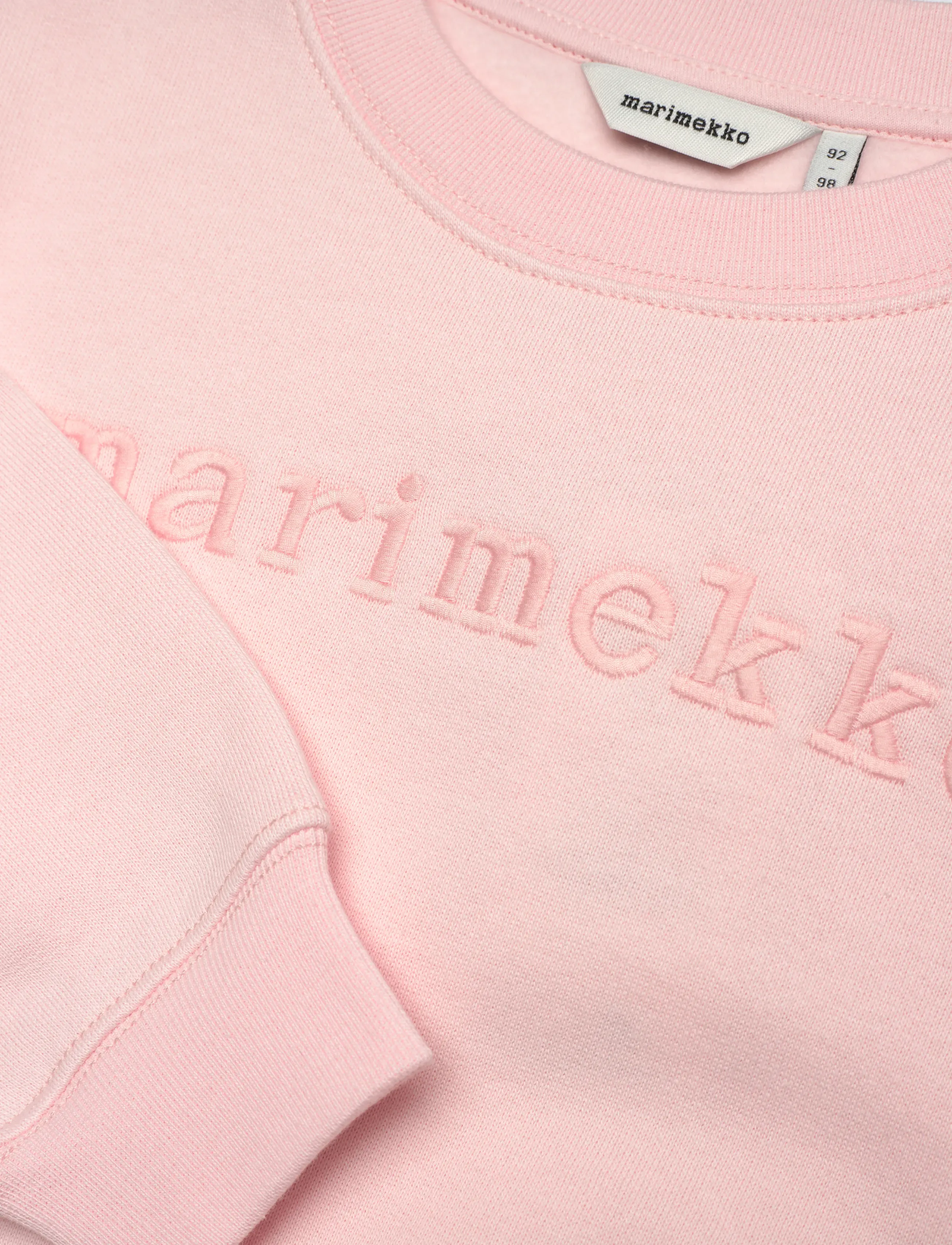 Marimekko - KUKOISTUS LOGO PLACEMENT II - sweatshirts - light pink, pink - 2