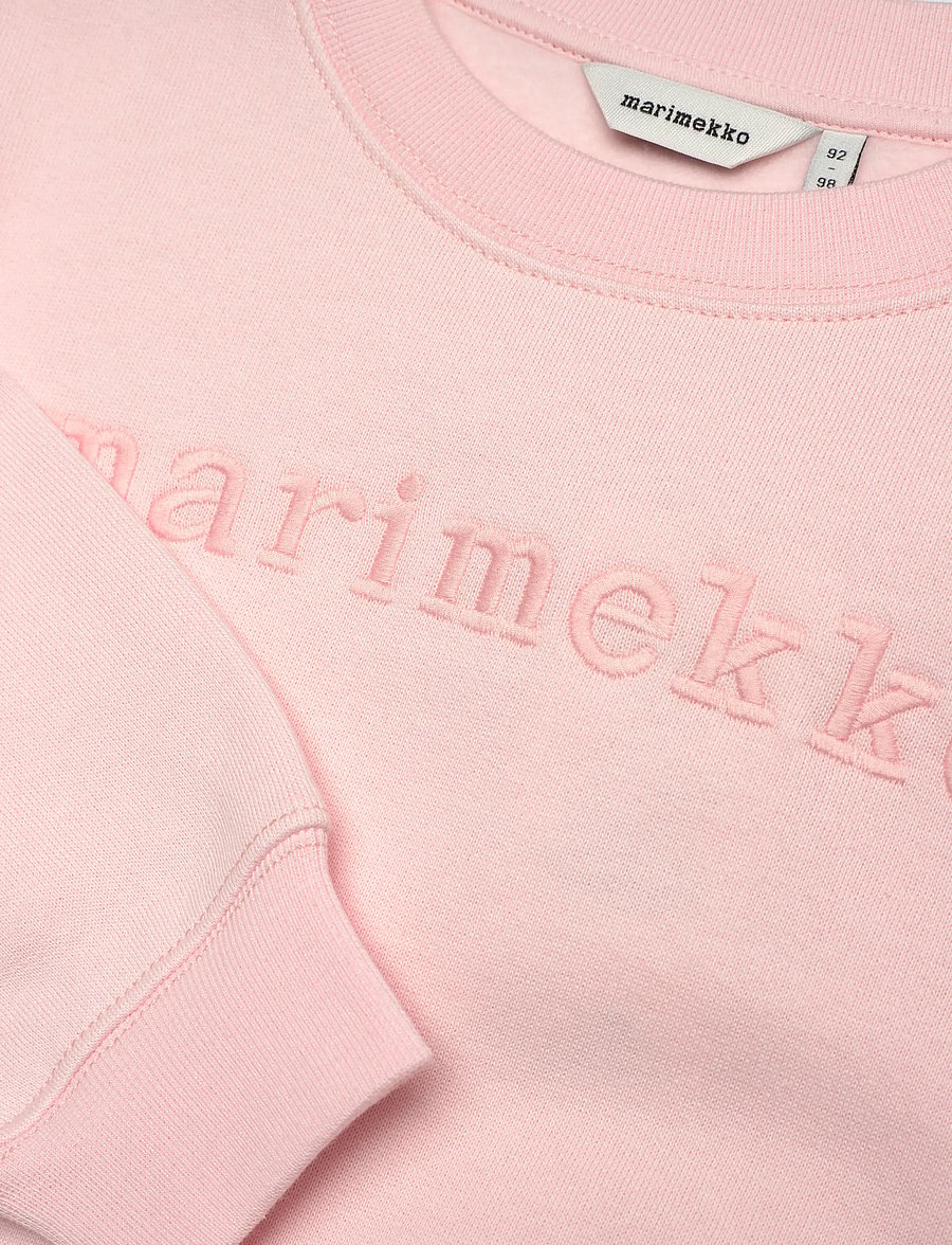 Marimekko - KUKOISTUS LOGO PLACEMENT II - sweatshirts - light pink, pink - 2