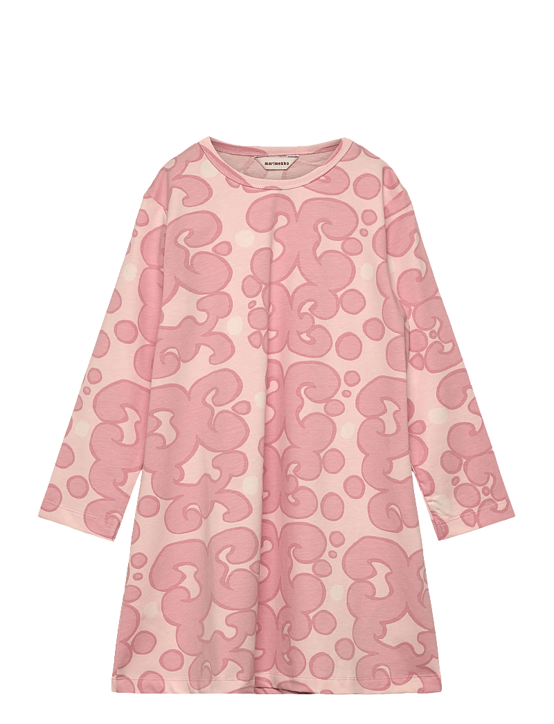 Marimekko - RETKEILY KEIDAS II - langärmelige freizeitkleider - light pink, light pink - 0