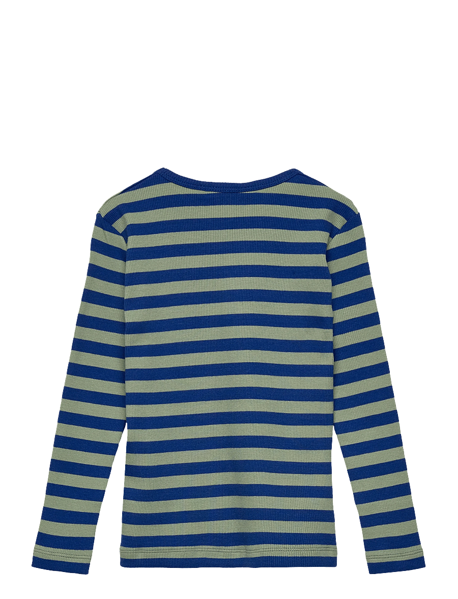 Marimekko - INNOSTAA TASARAITA UNIKKO II - long-sleeved t-shirts - blue, green - 1