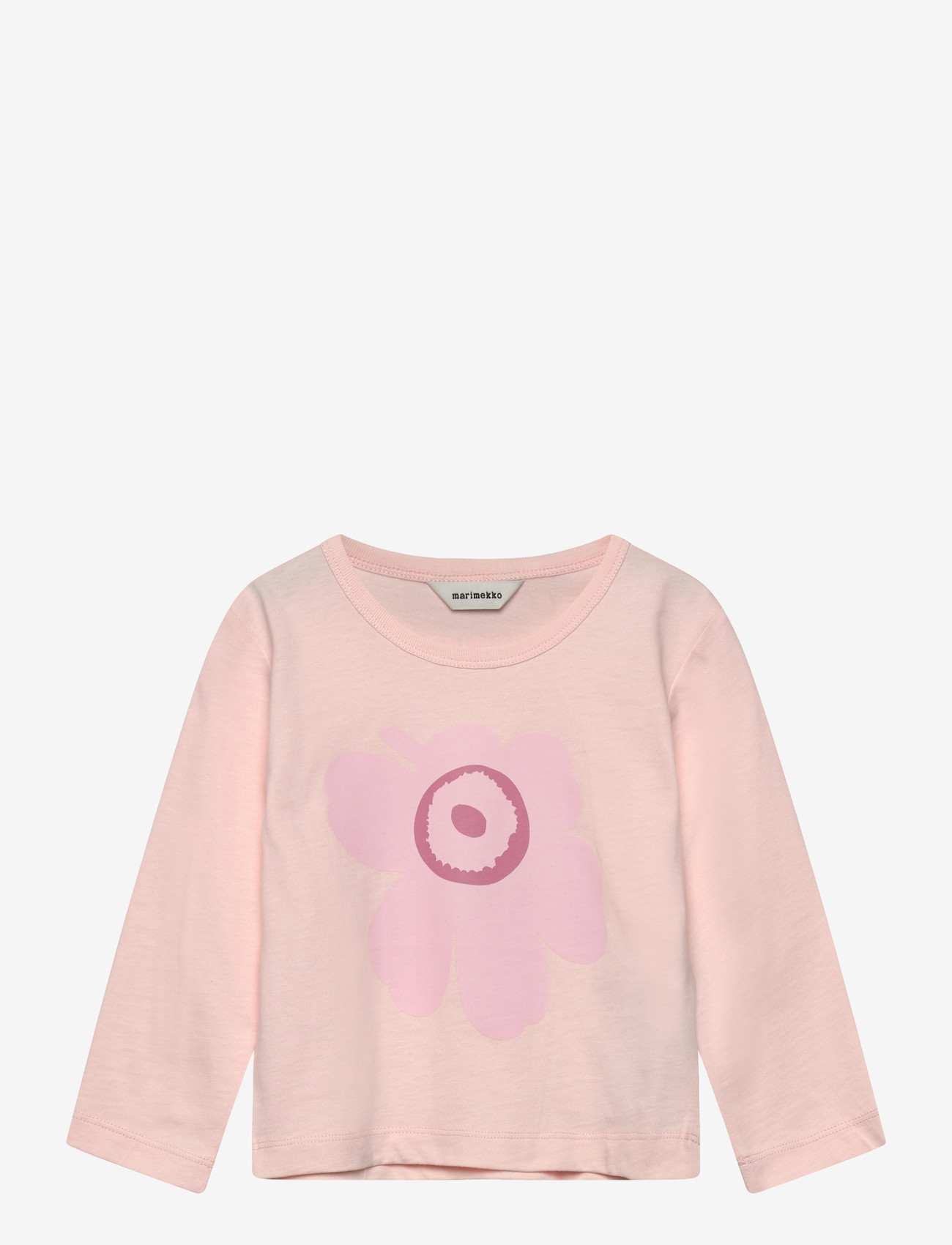 Marimekko - PAJA UNIKKO LOGO I - langermede t-skjorter - light pink, light pink - 0
