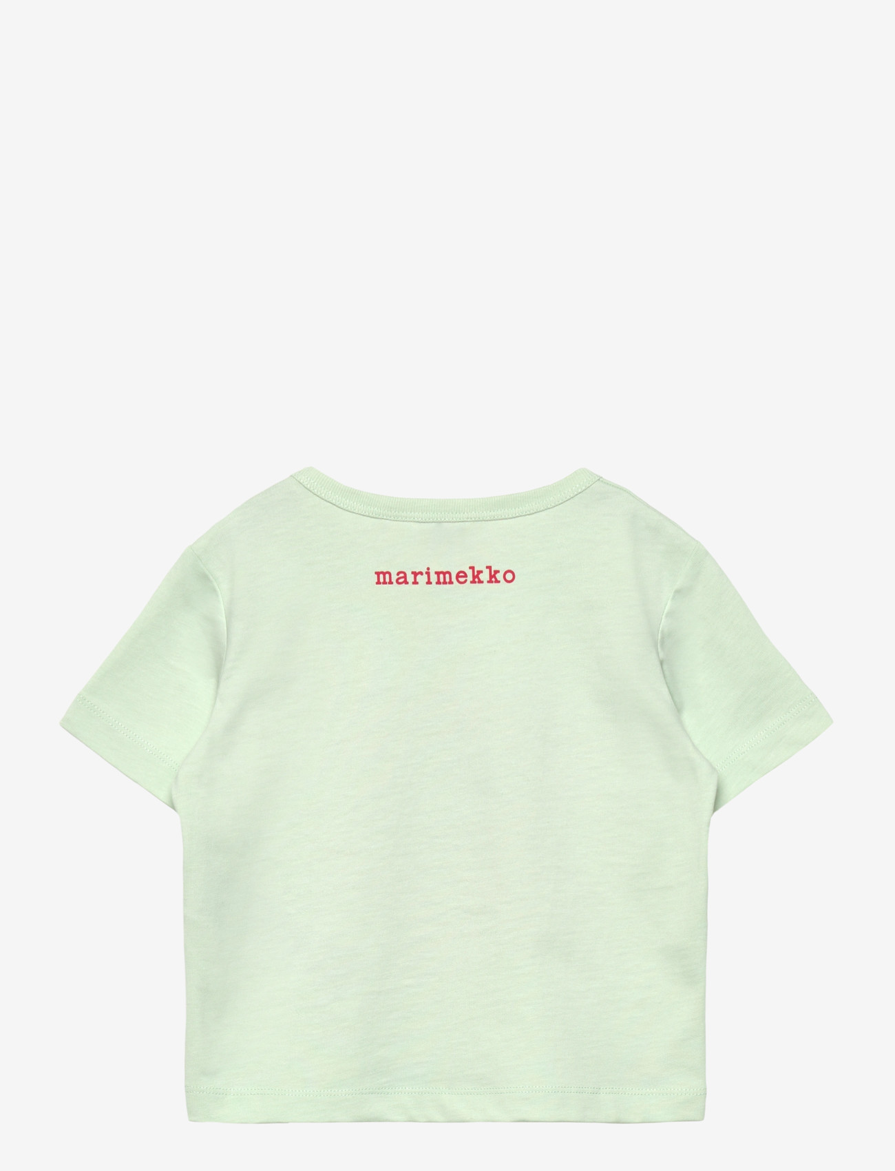 Marimekko - TONNI UNIKKO LOGO I - short-sleeved t-shirts - light green, red, light blue - 1