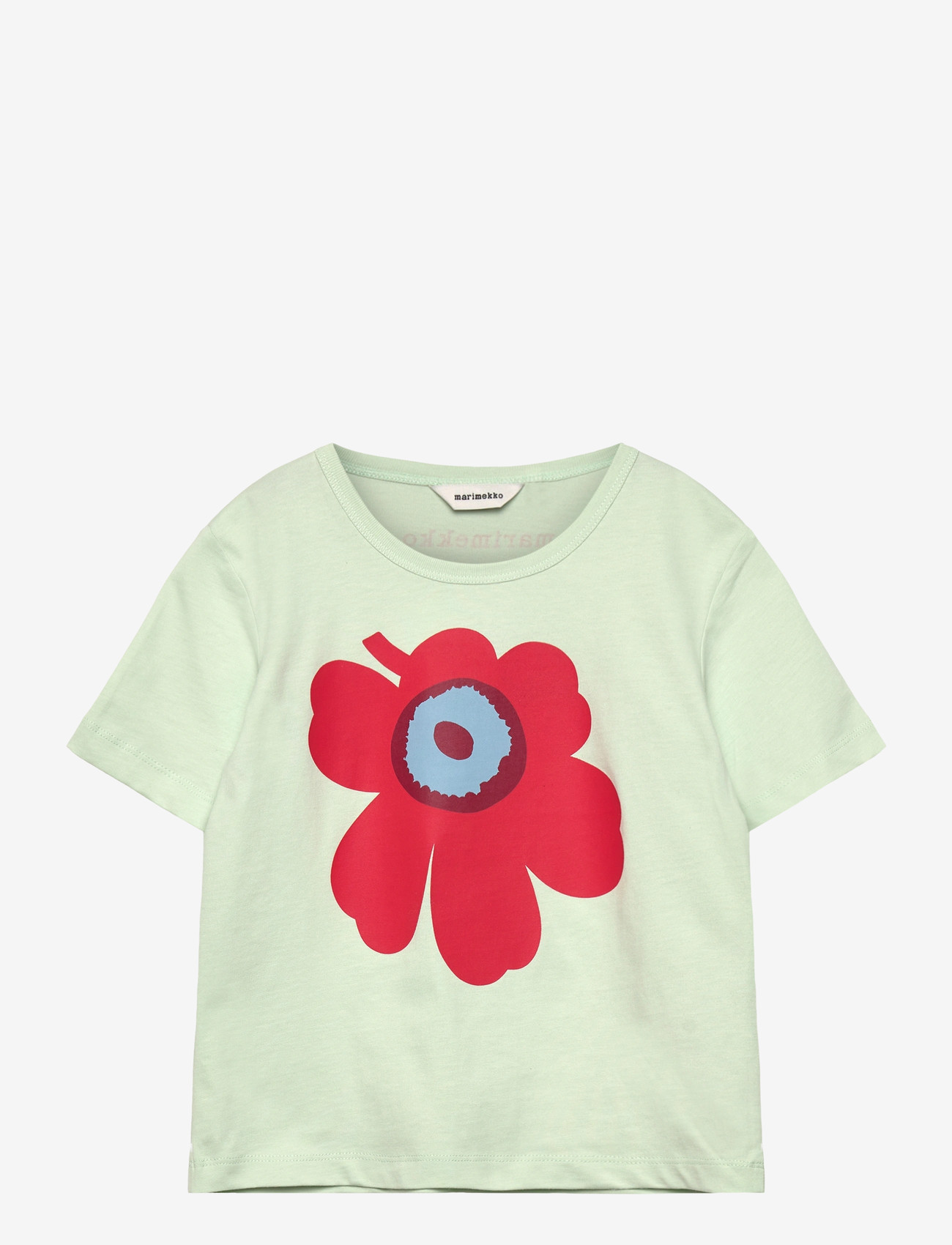 Marimekko - TONNI UNIKKO LOGO II - lühikeste varrukatega t-särgid - light green, red, light blue - 0