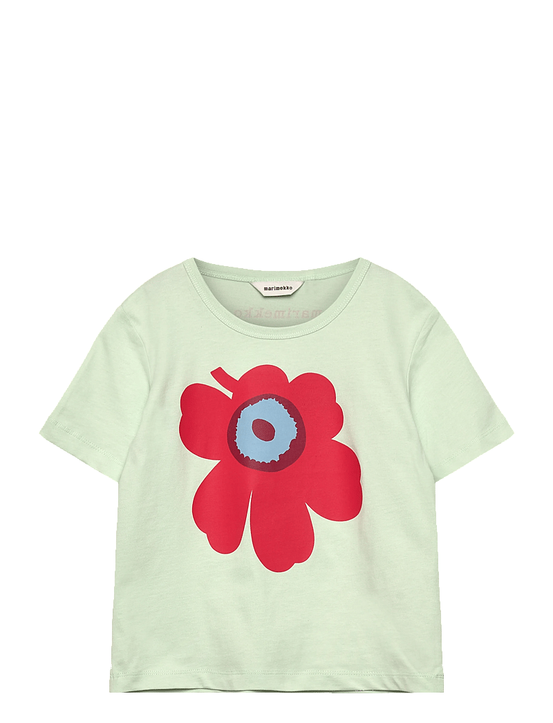 Marimekko - TONNI UNIKKO LOGO II - lühikeste varrukatega t-särgid - light green, red, light blue - 0