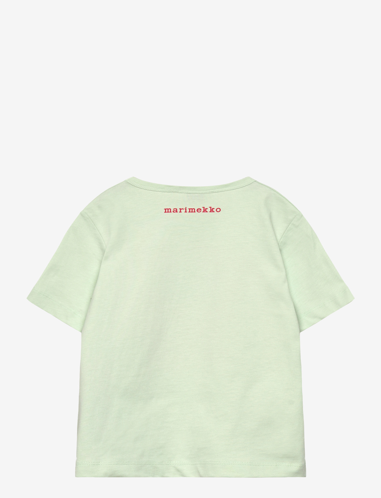 Marimekko - TONNI UNIKKO LOGO II - lühikeste varrukatega t-särgid - light green, red, light blue - 1
