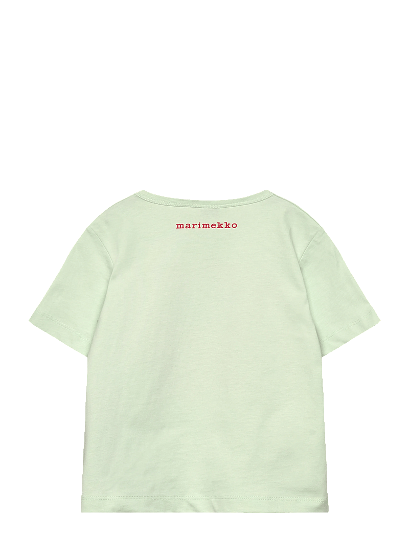 Marimekko - TONNI UNIKKO LOGO II - lühikeste varrukatega t-särgid - light green, red, light blue - 1