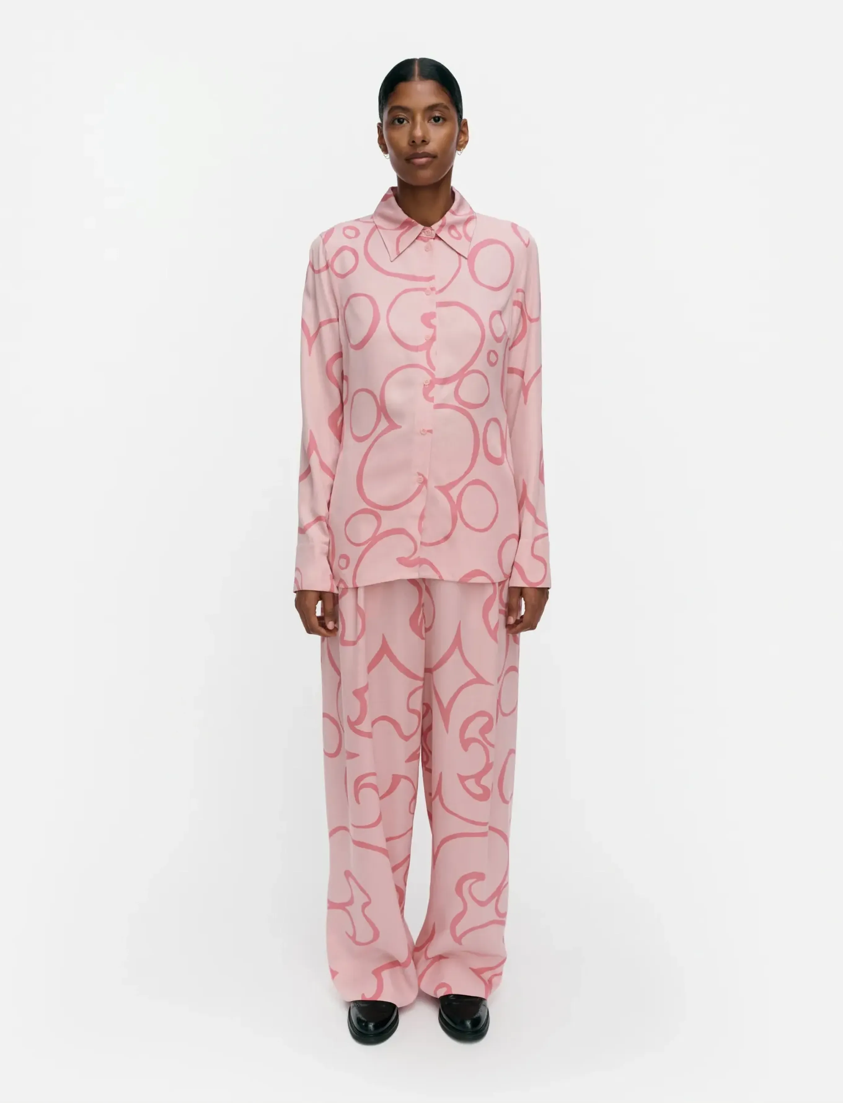 Marimekko Vivahde Keidas, 38, Pink, Skjorter > Langærmede, Dame