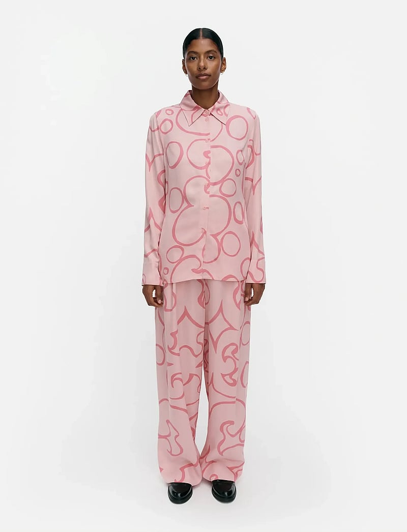 Marimekko - VIVAHDE KEIDAS - jeansskjortor - light pink, light pink - 0