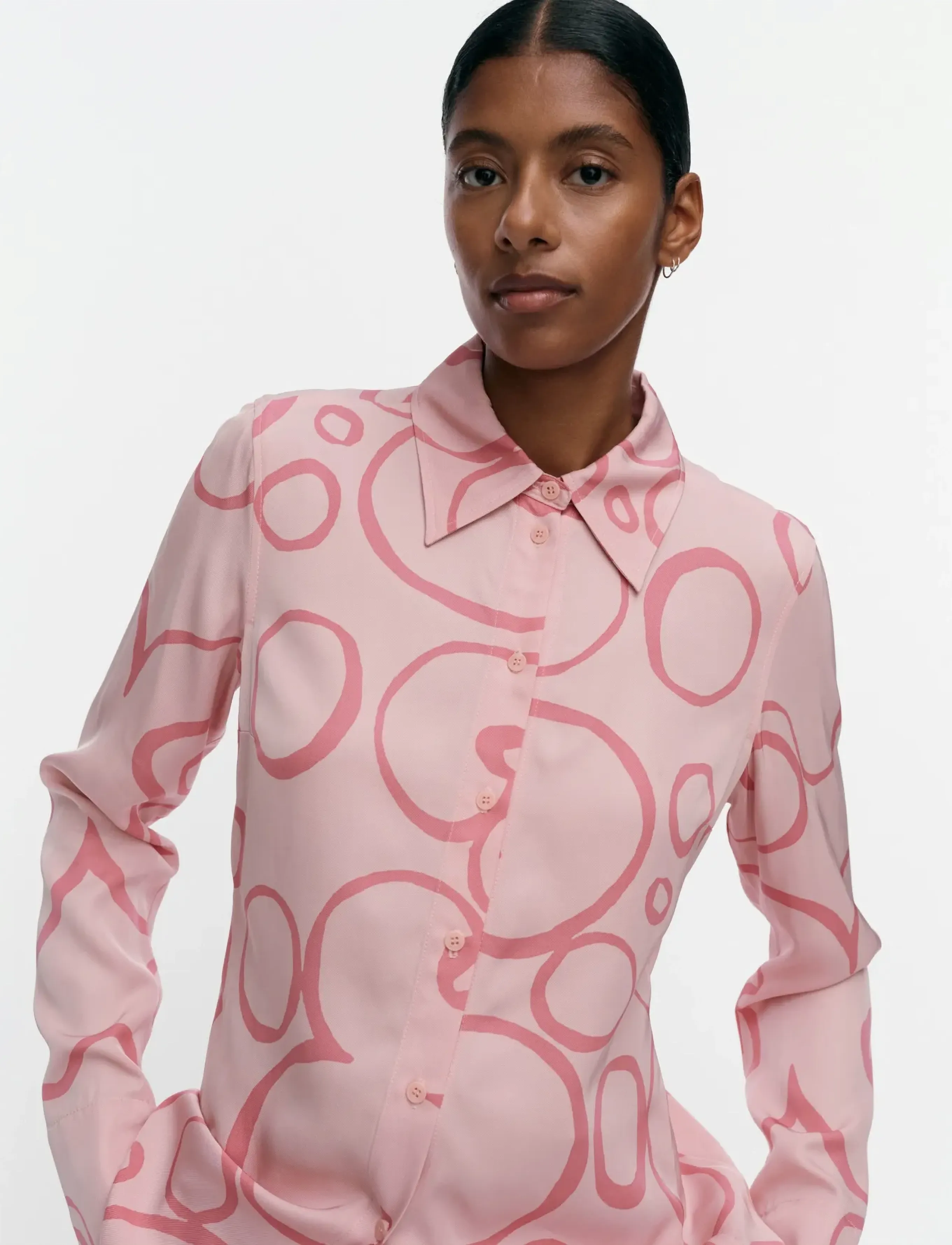 Marimekko - VIVAHDE KEIDAS - pikkade varrukatega särgid - light pink, light pink - 3