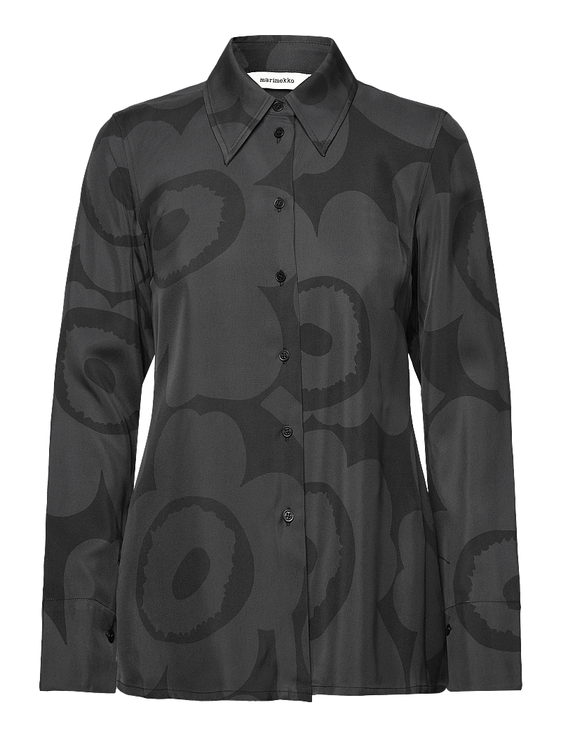 Marimekko - VIVAHDE UNIKKO - långärmade skjortor - black, dark grey - 0