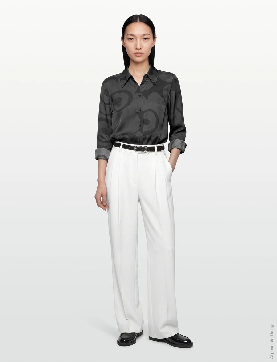 Marimekko - VIVAHDE UNIKKO - chemises en jeans - black, dark grey - 0