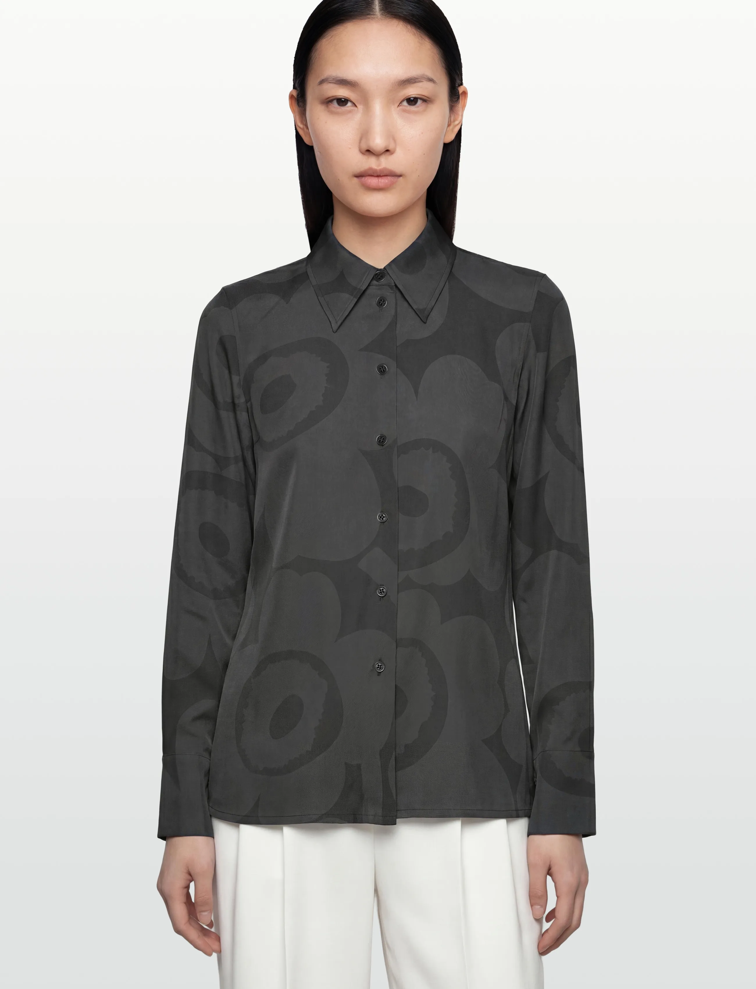 Marimekko - VIVAHDE UNIKKO - langærmede skjorter - black, dark grey - 3