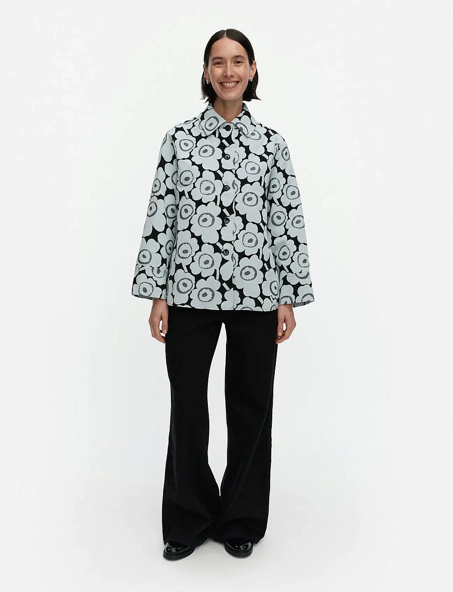 Marimekko - LADONTA UNIKKO - jeansskjortor - black, light blue - 0