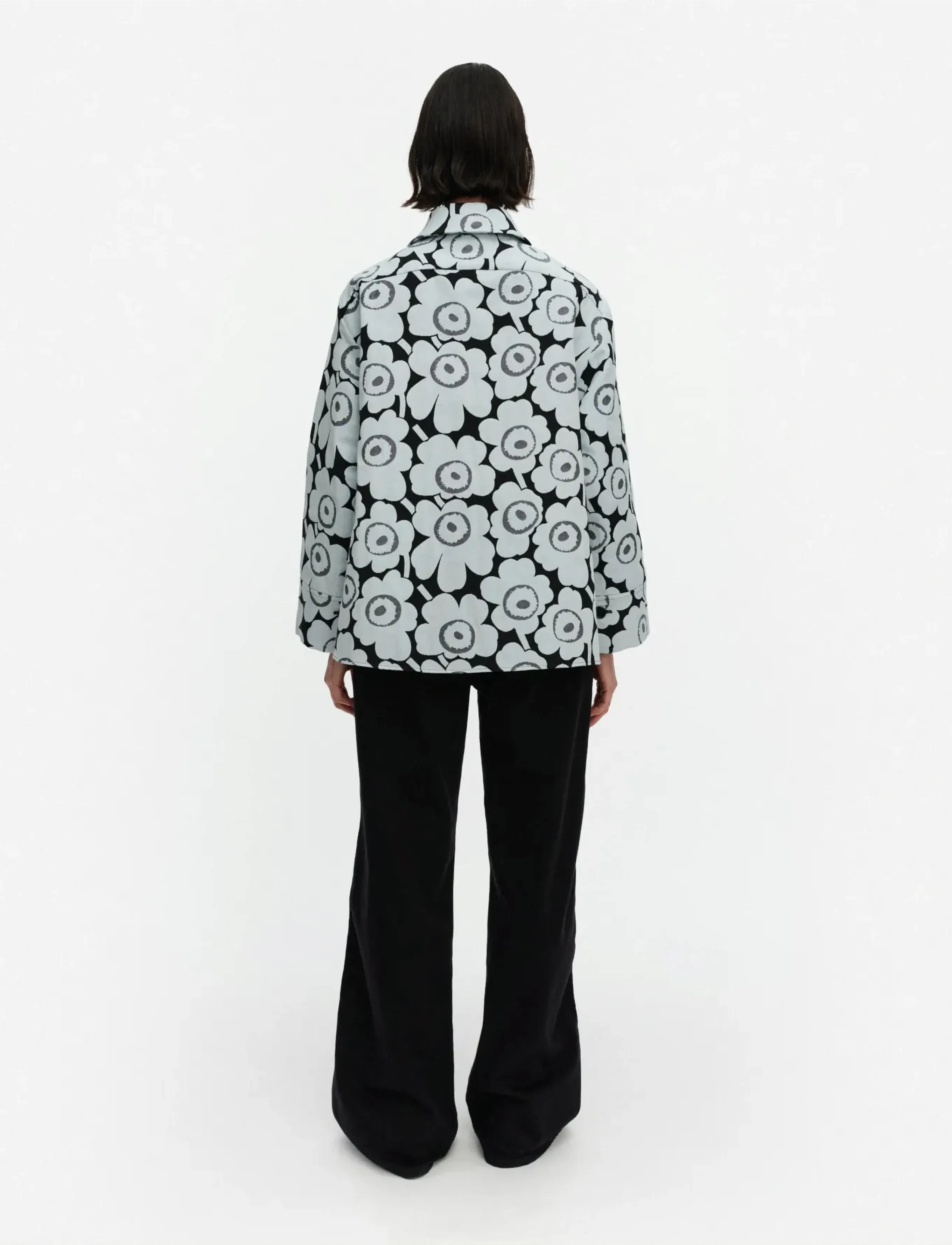 Marimekko - LADONTA UNIKKO - langärmlige hemden - black, light blue - 5
