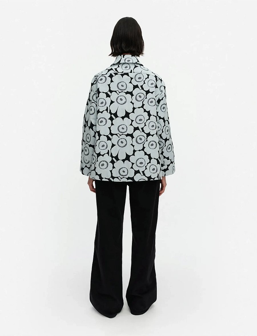 Marimekko - LADONTA UNIKKO - jeansskjortor - black, light blue - 5