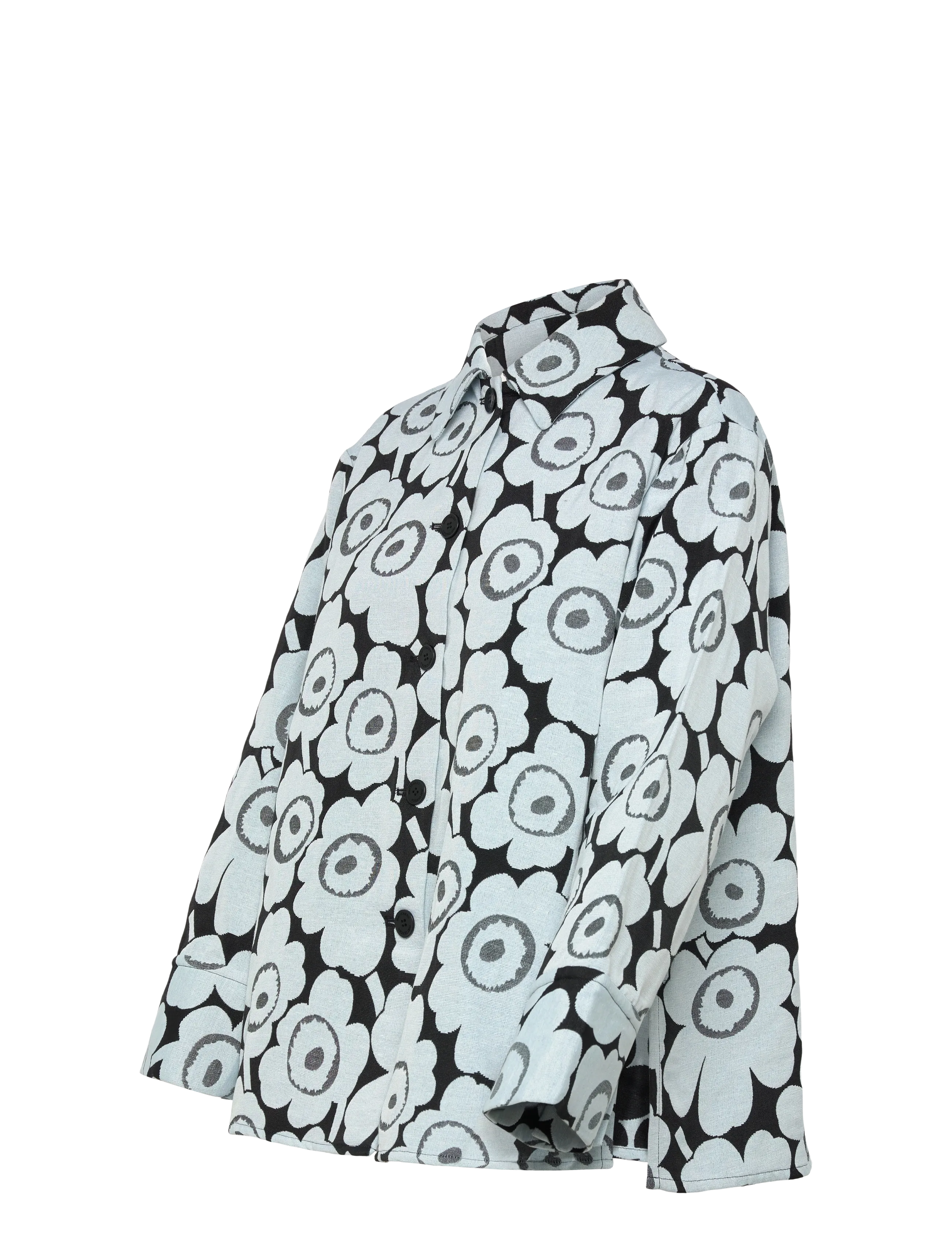Marimekko - LADONTA UNIKKO - langärmlige hemden - black, light blue - 3