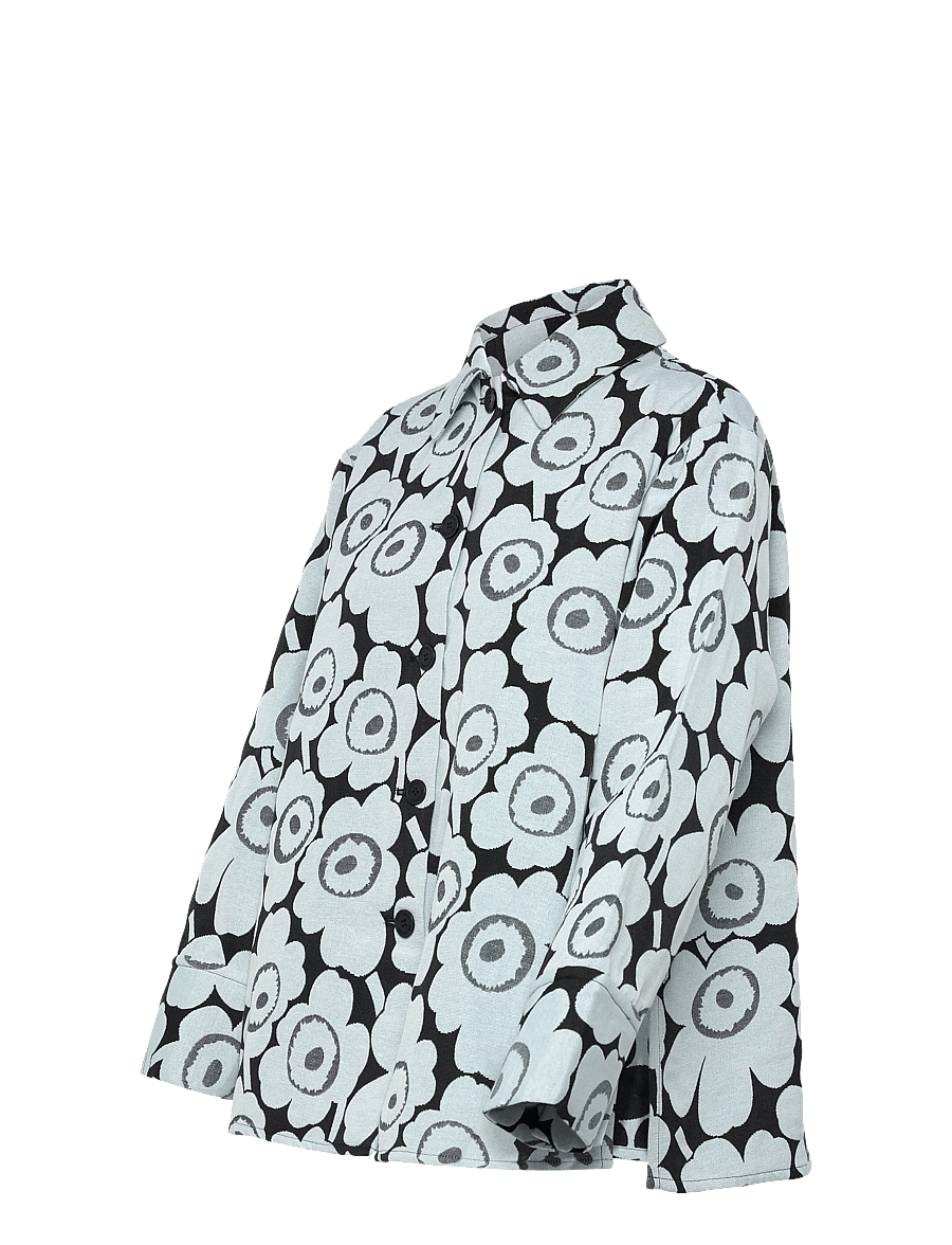 Marimekko - LADONTA UNIKKO - jeansskjortor - black, light blue - 3