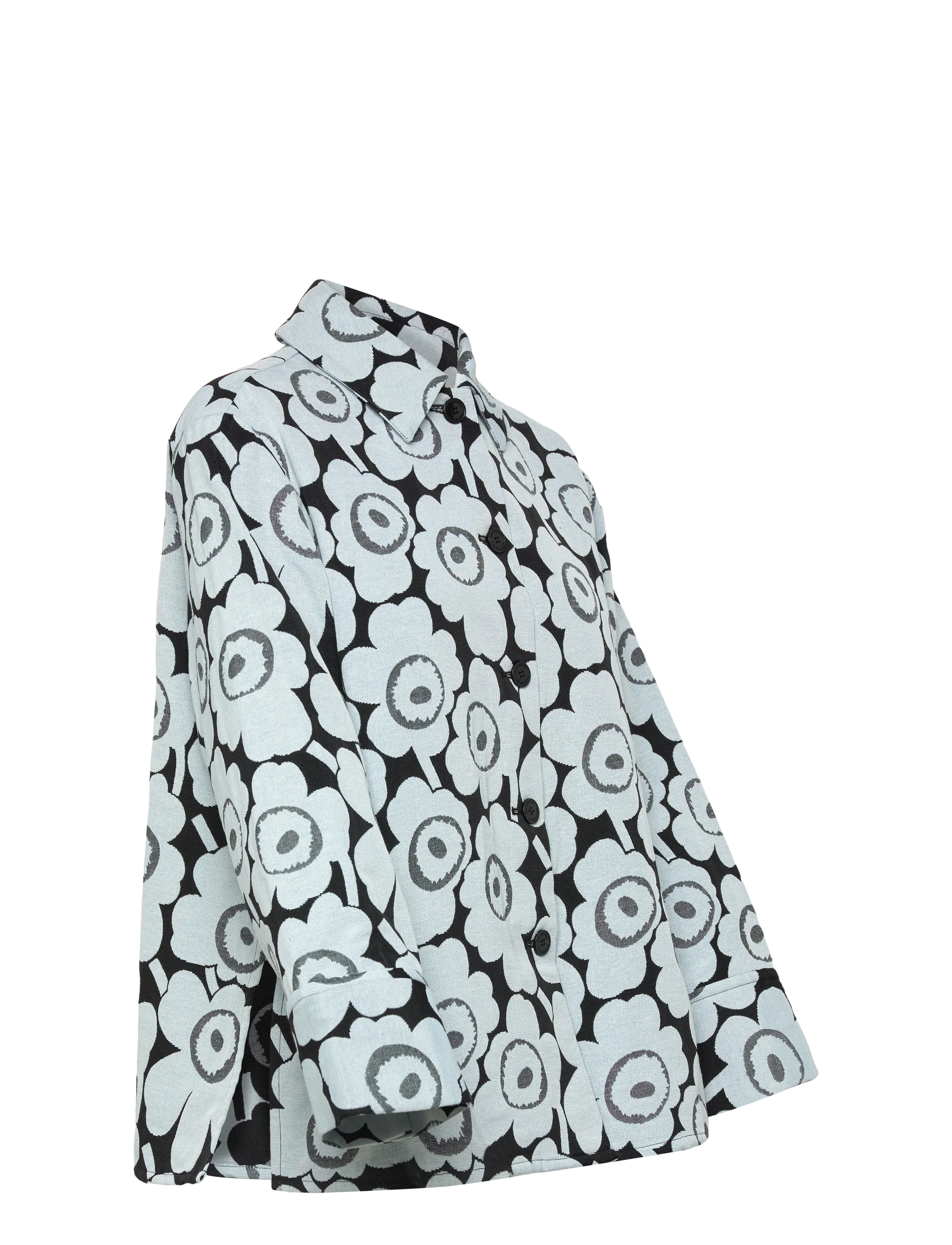 Marimekko - LADONTA UNIKKO - langärmlige hemden - black, light blue - 4