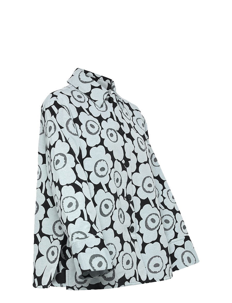 Marimekko - LADONTA UNIKKO - jeansskjortor - black, light blue - 4