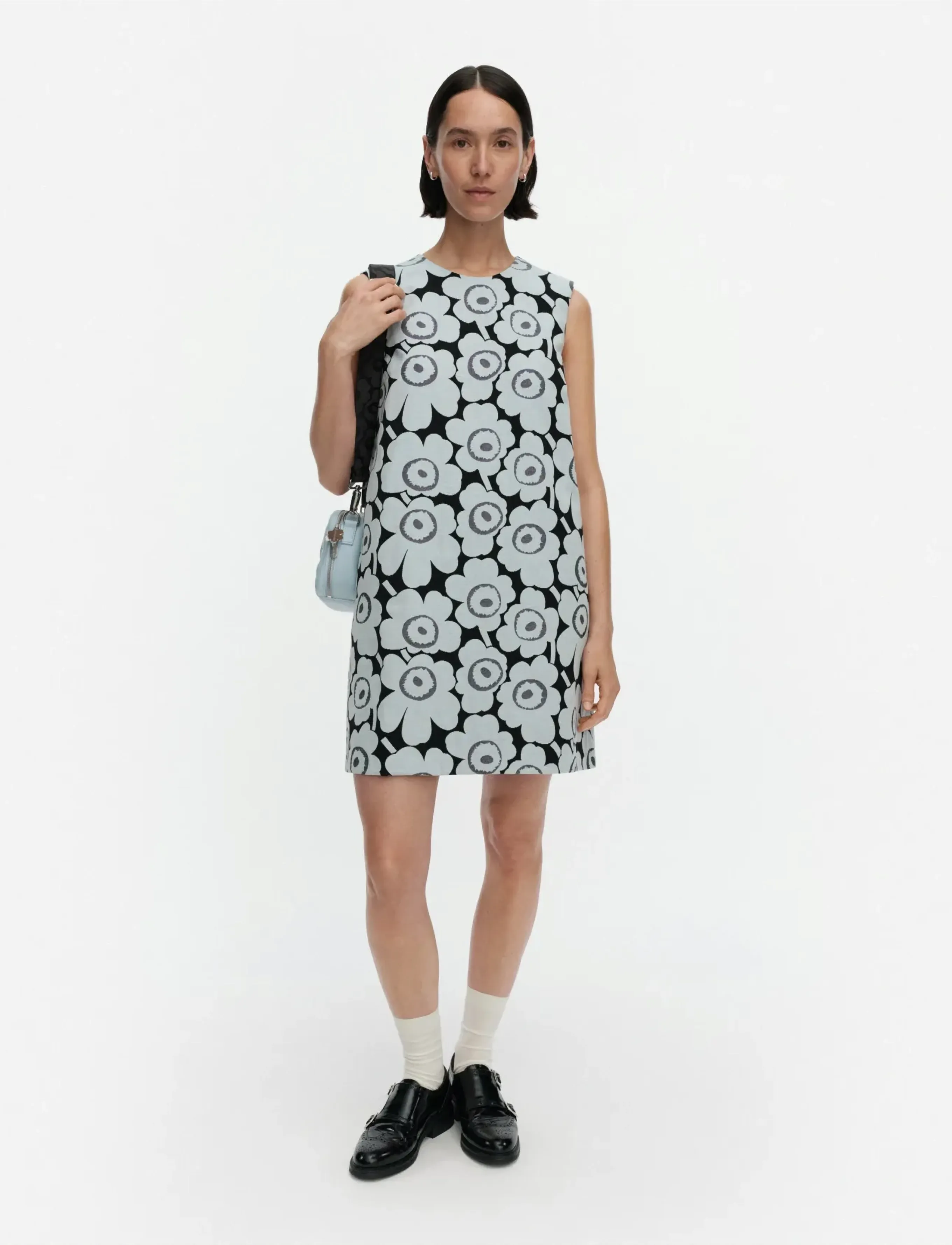 Marimekko HAHMO UNIKKO - Tøj - BLACK, LIGHT BLUE / blue