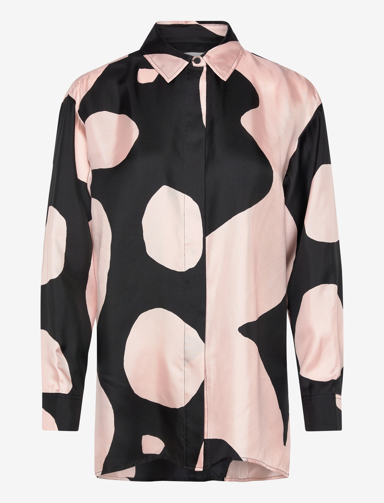 Marimekko - OILI KEIDAS - jeanshemden - black, light pink - 1