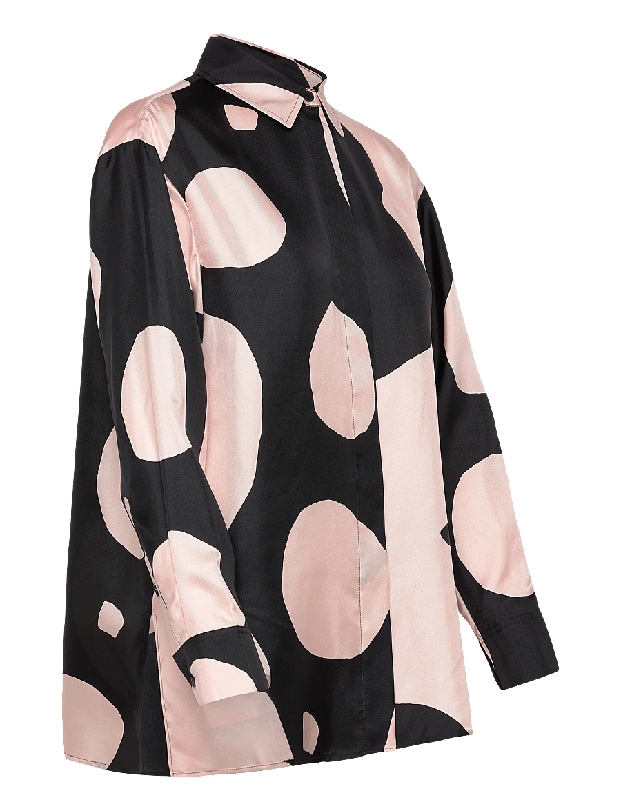 Marimekko - OILI KEIDAS - chemises en jeans - black, light pink - 4