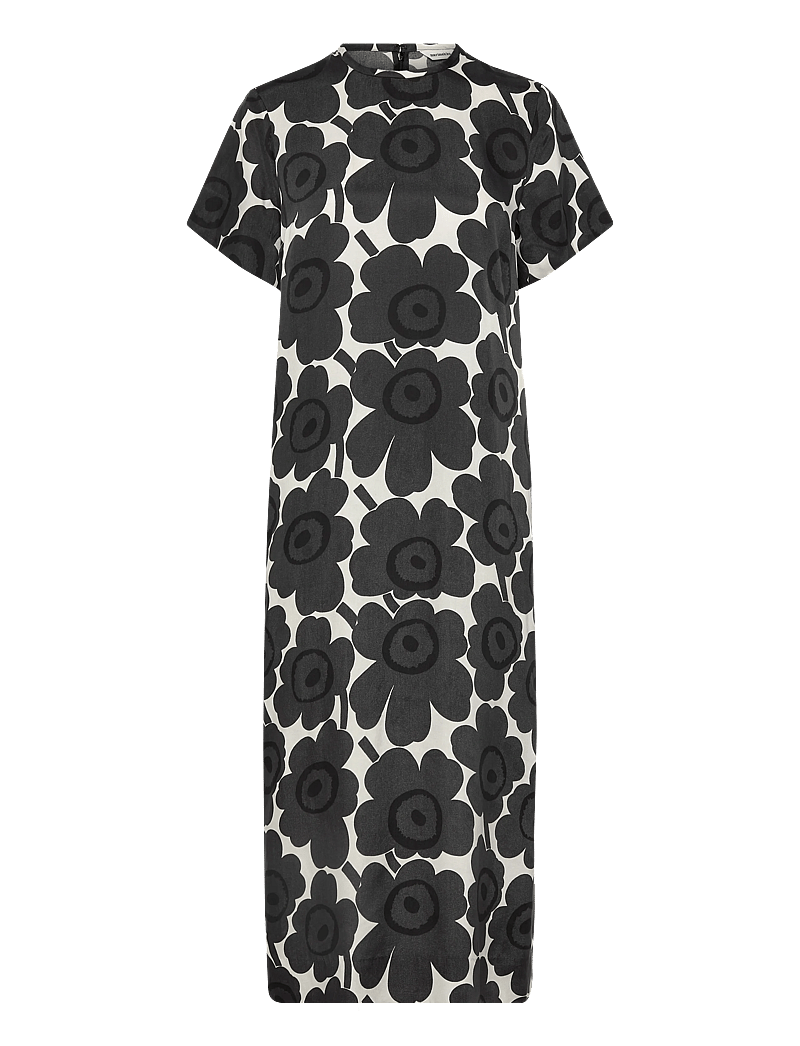 Marimekko - KUVAELMA UNIKKO - maxi kjoler - dark grey, off-white - 1