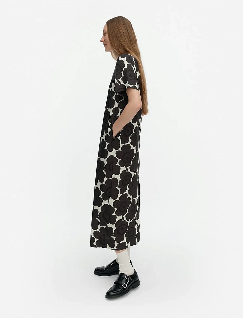 Marimekko - KUVAELMA UNIKKO - maxi kjoler - dark grey, off-white - 4
