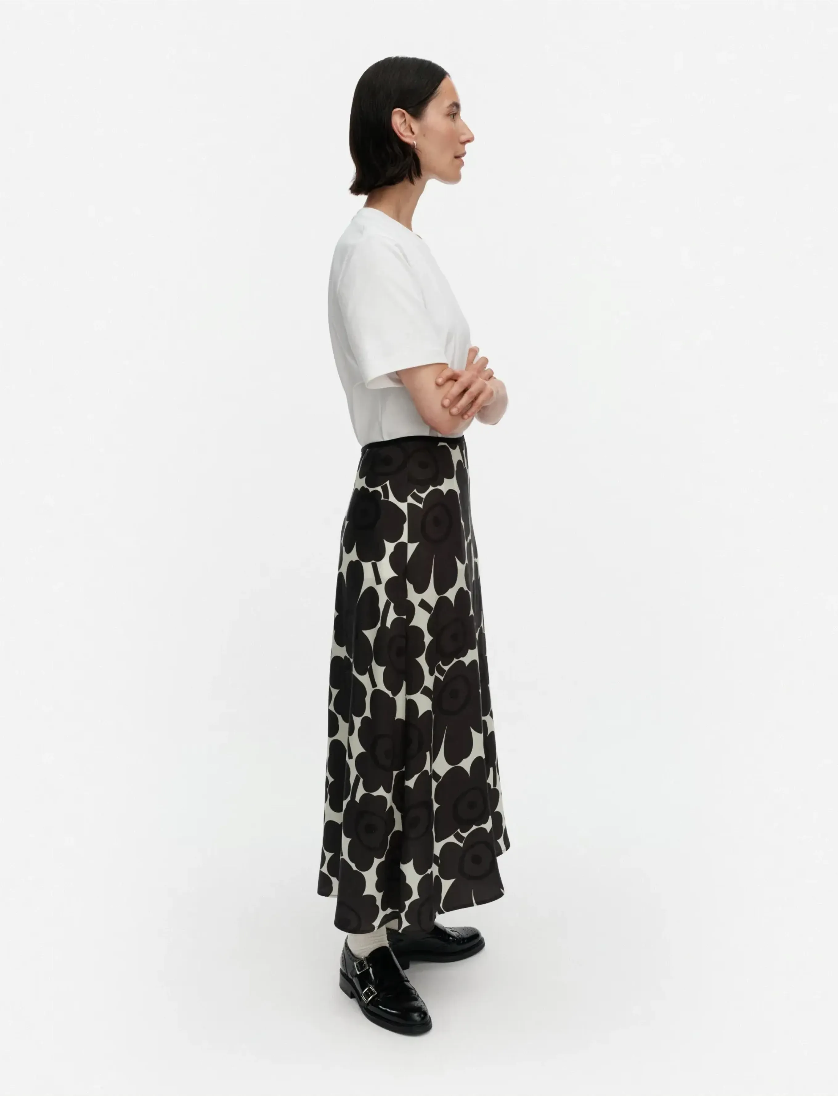 Marimekko - EDETÄ UNIKKO - maxikjolar - dark grey, off-white - 4