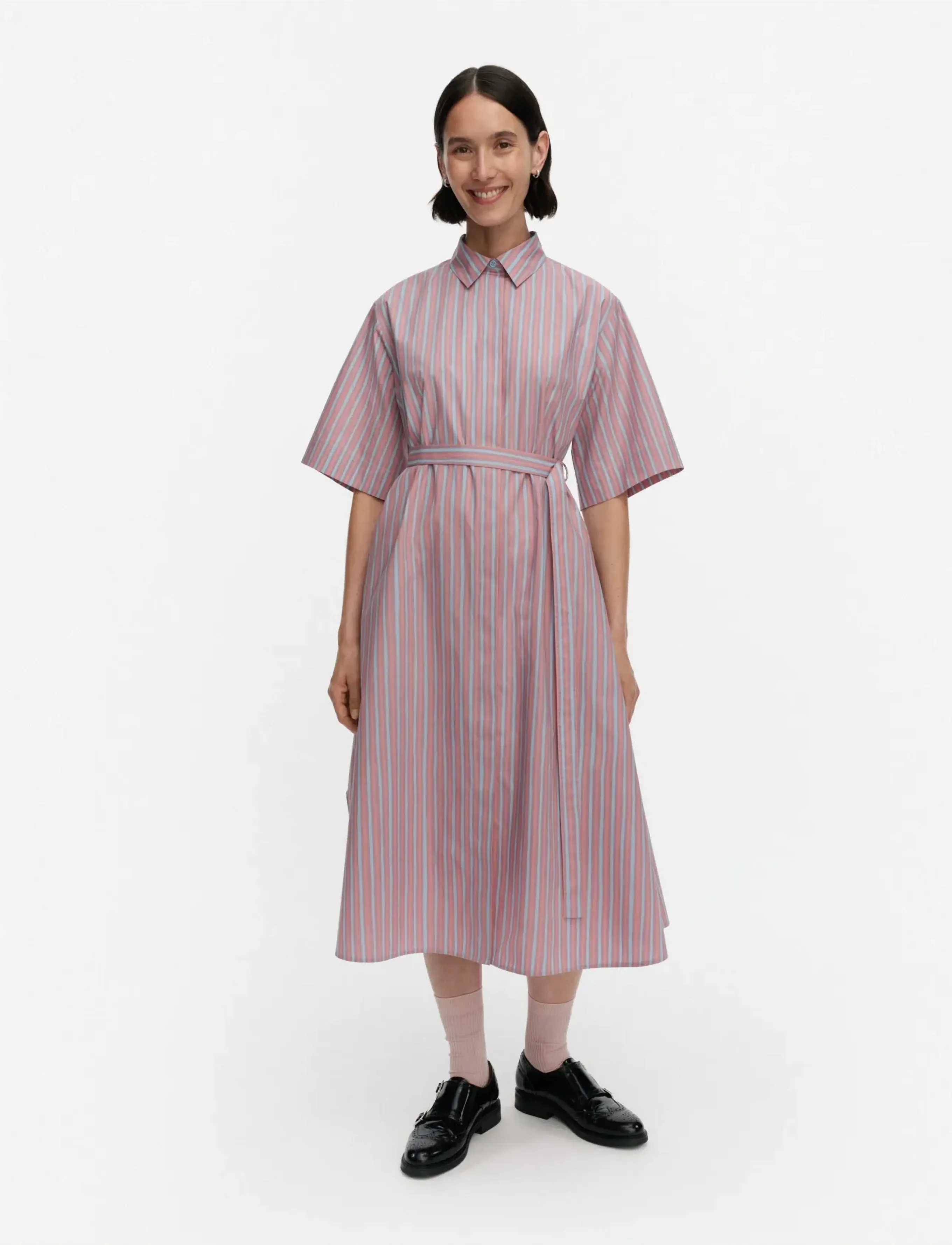Marimekko PAPERI PICCOLO - Skjortekjoler - LIGHT PINK, LIGHT BLUE / pink/rose