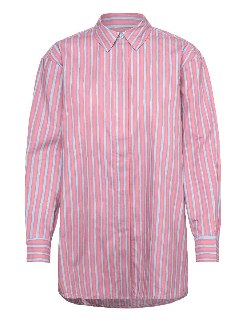 Marimekko - RUOSTE PICCOLO - denimskjorter - light pink, light blue - 1