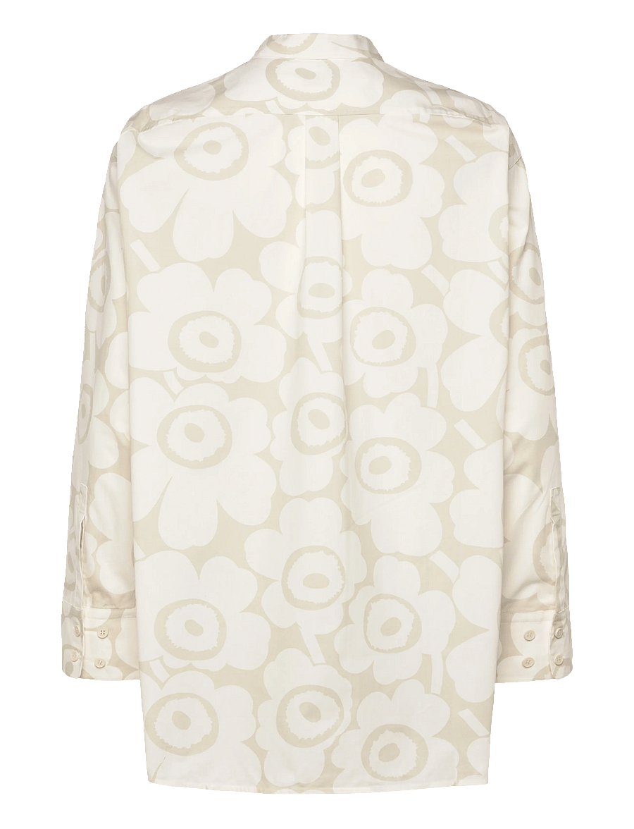 Marimekko - KOOSTE UNIKKO - chemises en jeans - off-white, light grey - 2