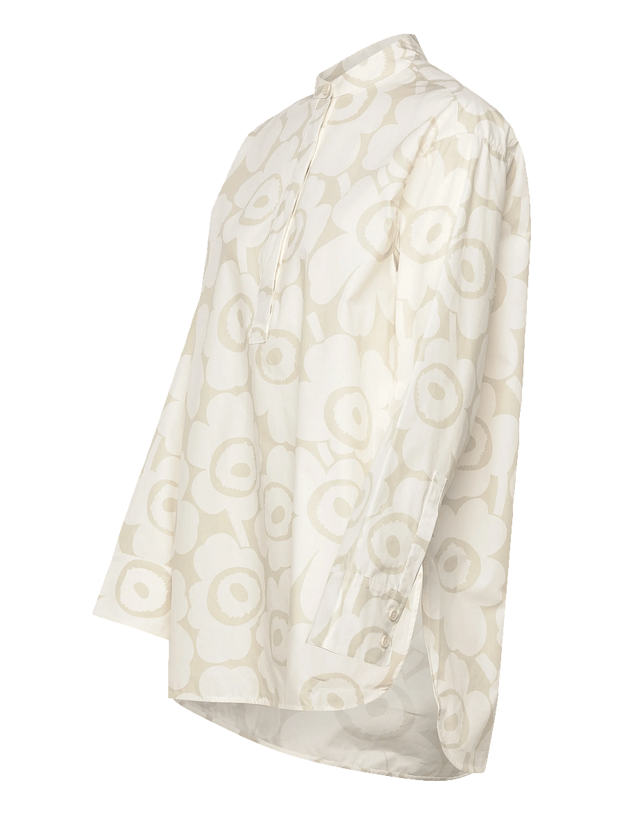 Marimekko - KOOSTE UNIKKO - chemises en jeans - off-white, light grey - 3