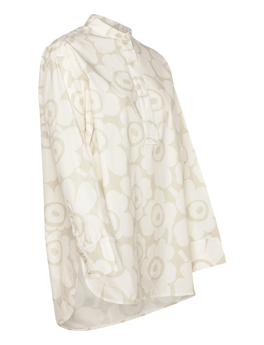 Marimekko - KOOSTE UNIKKO - chemises en jeans - off-white, light grey - 4