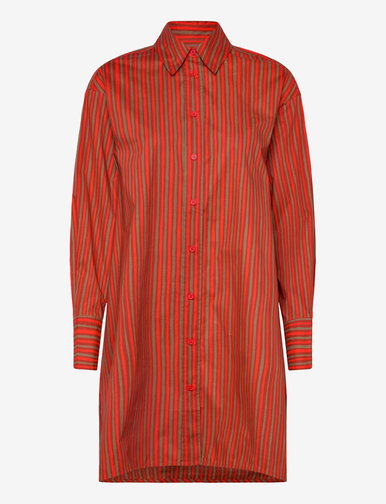 Marimekko - KUVITELMA PICCOLO - särkkleidid - dark orange, beige - 1