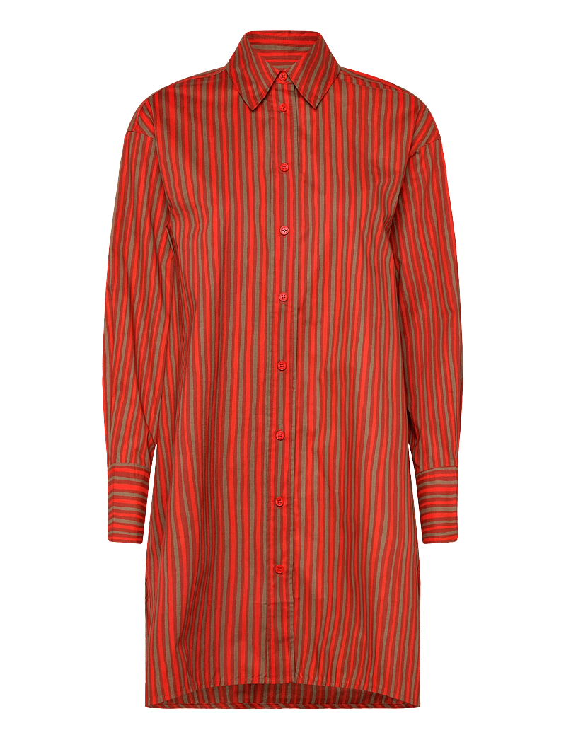 Marimekko - KUVITELMA PICCOLO - särkkleidid - dark orange, beige - 1